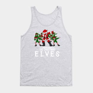 Anime Dabbing Santa with Elves II Tank Top